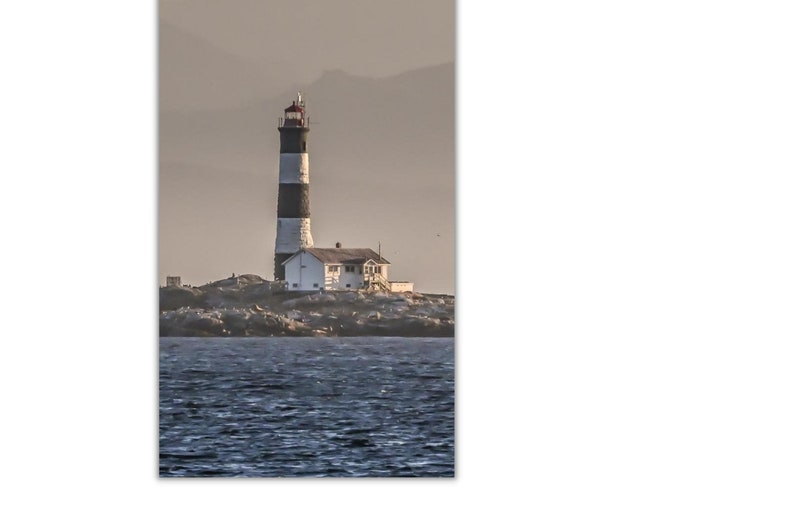 Lighthouse Bookmark Ocean Seascape Bookmark Pacific West Coast PWC Bookmark Vancouver BC Coastal Shoreline Bookmark image 4