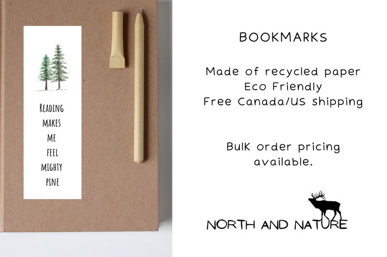 Canadian Foods Bookmark, Foodie Bookmark, Canada Theme Bookmark, Maple Syrup, Nanaimo Bar, Recycled Paper, Canadian Gifts image 7