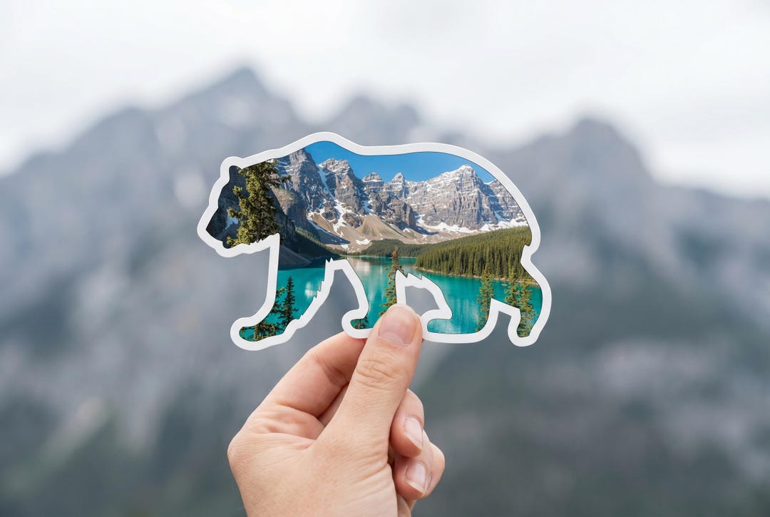 Banff Bear Sticker - Etsy