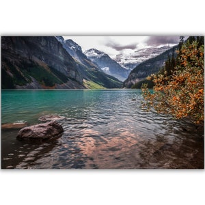 Autumn Mountain Wall Art for Living Room, Rocky Mountains Artwork, Picture of Mountains, Large Picture for Bedroom, Rustic Home Decor image 5
