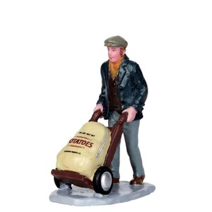 Lemax MARKET WORKER #32118 Caddington Village Weihnachtsfiguren 2013 Neue Verpackung