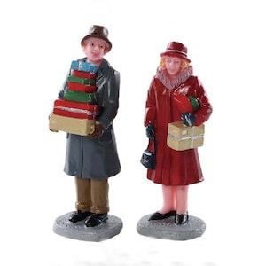 Lemax MAILING FRENZY 2er Set #82609 Caddington Christmas Village Figuren 2018 Neue Verpackung
