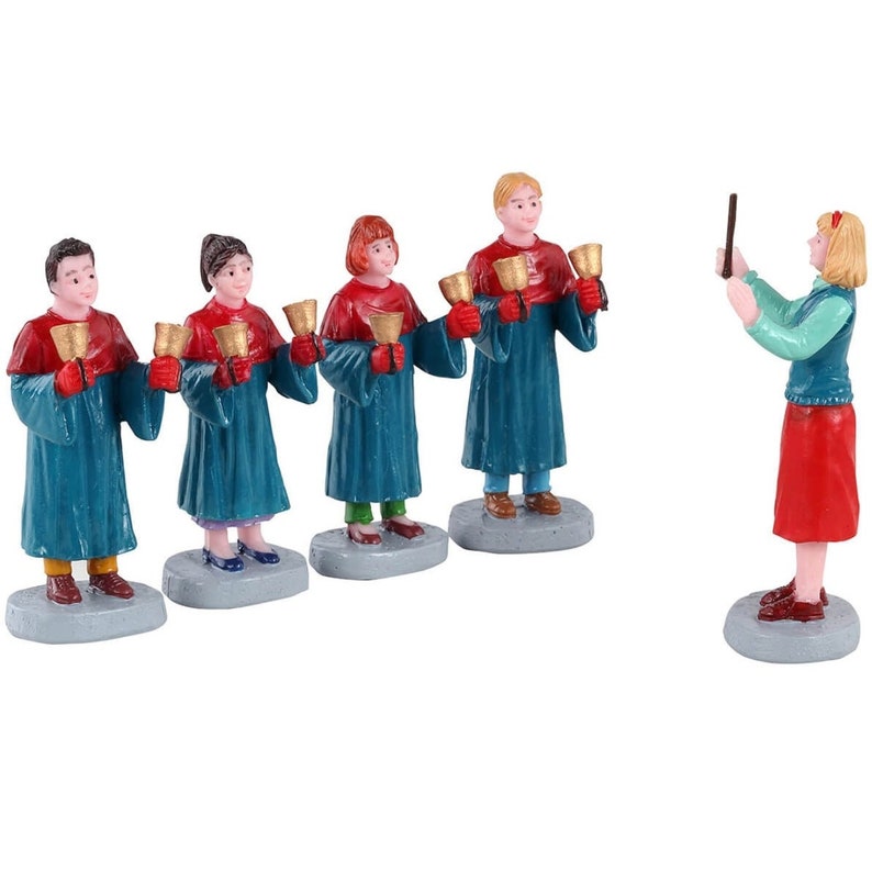 Lemax HANDBELL CHOIR Set of 5 12020 Christmas Village Etsy