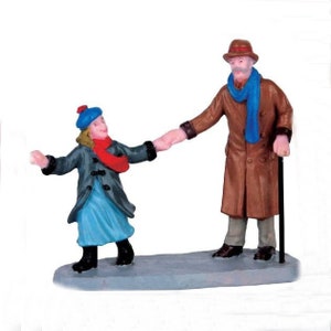 Lemax LET&#39;S GO GRANDPA #62454 Christmas Caddington Village Accesories Figurines 2016 New Retail Packaging