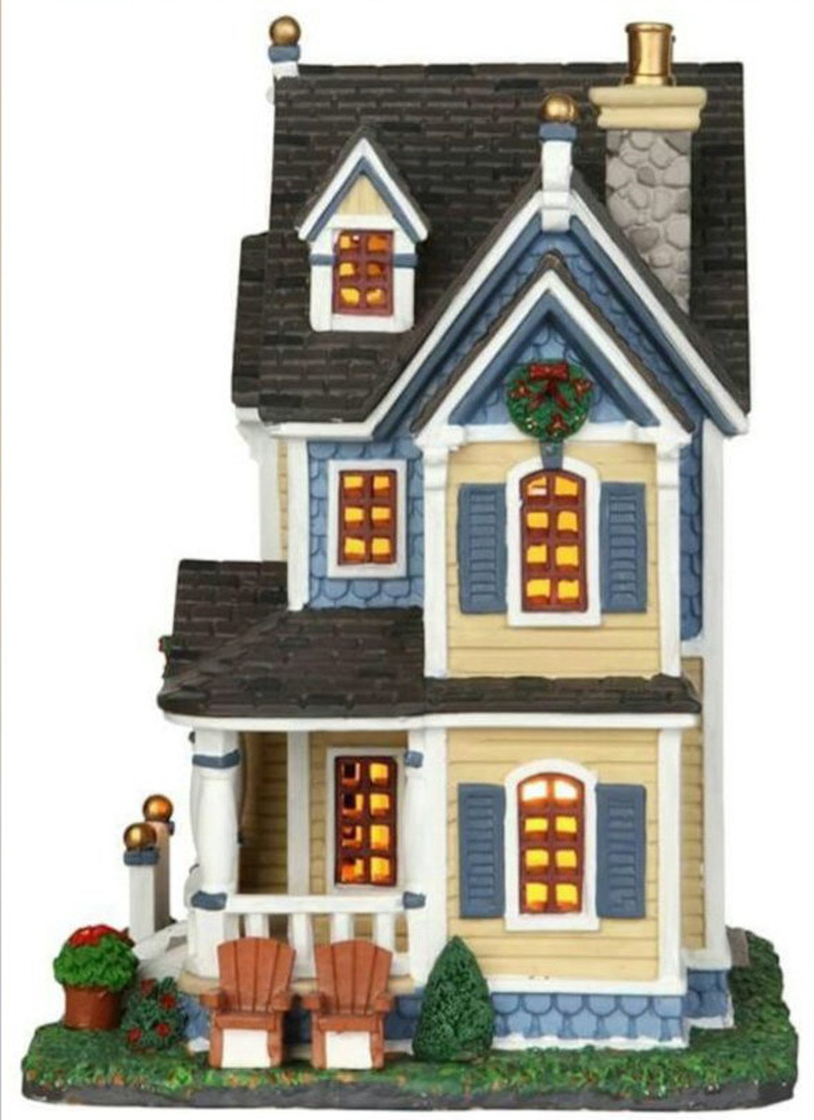 Lemax HILLSVIEW INN # 35568 Christmas Village Lighted Building 2013 ...