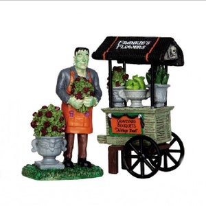 Lemax GRAVEYARD BOUQUETS 2個セット # 32114 ハロウィン 不気味な町 村 置物 2013 新小売パッケージ