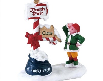 Lemax MERRY MAILBOX # 72570 Christmas Village Santa's Wonderland  Accessories Figurine 2018 New Retail Packaging
