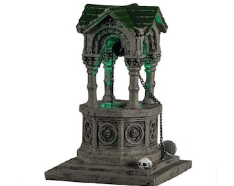 Lemax GOTHIC WELL # 14828 Spooky Town Village LIGHTED Accessory 2021 New Retail Packaging