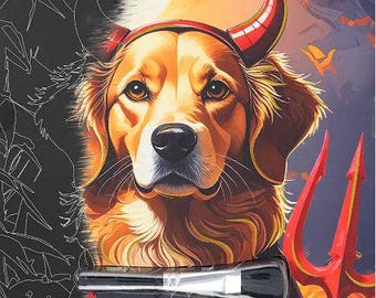 Brea Reese PETS IN COSTUMES Scratch Art Paper Pad 9" x 12" Halloween New