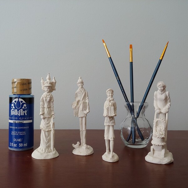 Ready to Paint Resin Figurines Etsy