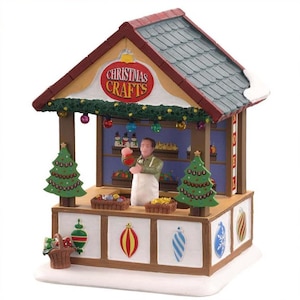 Lemax HANDGEFERTIGTE ORNAMENTE # 14906 Weihnachtsdorf beleuchtete Tischakzent 2020 Neue Verkaufsverpackung