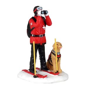 Lemax SKI PATROL DOG # 12028 Christmas Vail Village Figurine 2021 New