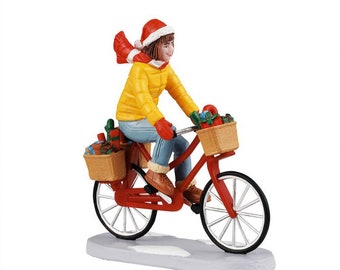 Lemax GIFTS TO GO Bike # 42331 Christmas Village Figurines 2024 New Retail Packaging