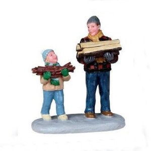 Lemax FIREWOOD For The HEARTH #02807 Christmas Village Accesories Figurines 2010 New