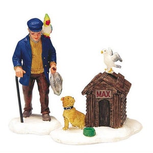 Lemax HOME INVASION & Old Salt # 32657 Christmas Village Figurine 2003 Retired New Retail Packaging