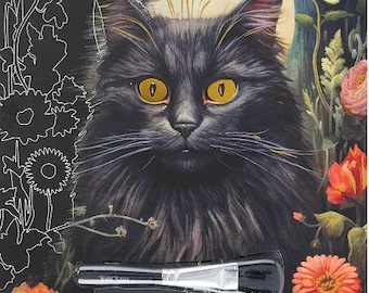 Brea Reese FOREST FRIENDS Scratch Art Paper Pad 9" x 12" Halloween NEW