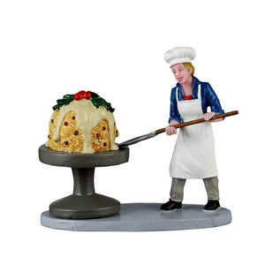 Lemax GRÖßTER WEIHNACHTSPUDDING! # 42333 Caddington Christmas Village Figuren 2024 Neue Verkaufsverpackung
