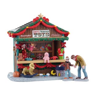 Lemax SANTA&#39;S WORKSHOP TOYS # 53737 Christmas Village Table Accent 2025 New