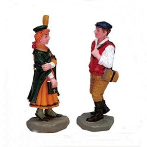 Lemax SCHOOL KIDS Set of 2 # 72421 Christmas Village Figurines 2007 RETIRED Discontinued New Retail Packaging