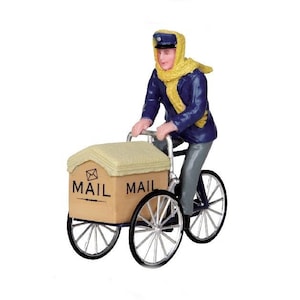 Lemax MAIL DELIVERY #22054 Caddington Christmas Village Figurines 2010 New Retail Packaging