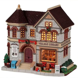 Lemax VILLAGE LIBRARY #25889 Weihnachten Caddington Village Building 2022 NEU