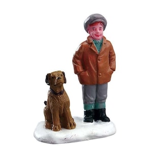 Lemax BOY&#39;S BEST FRIEND # 72517 Christmas Village Figurines 2017 New Retail Packaging