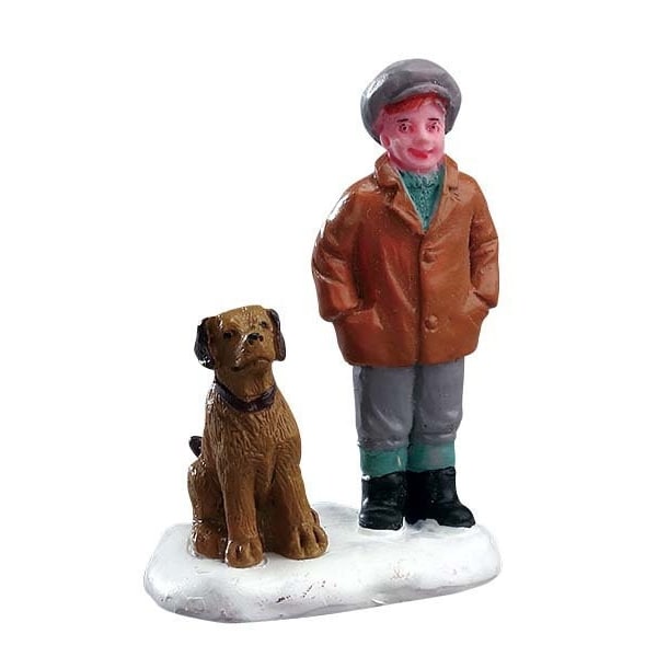 Lemax BOY'S BEST FRIEND # 72517 Christmas Village Figurines 2017 New Retail Packaging