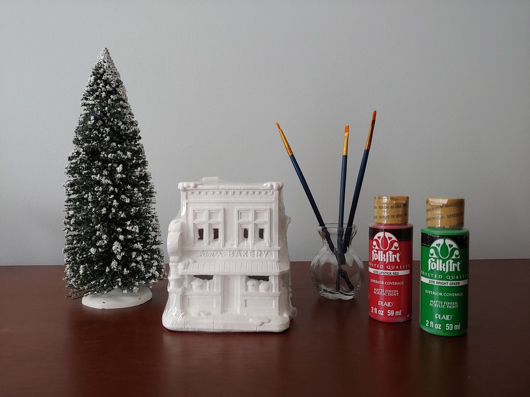 California Creations DOWNTOWN BAKERY 10288 Ready to Paint Christmas