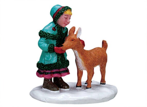 Lemax GIRL FAWN 72432 Christmas Village Accessories Figurine - Etsy