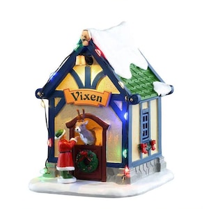 Lemax VIXEN&#39;S DEN # 54532 Weihnachtsdorf Tischakzent beleuchtet 2025 Neue Verkaufsbox
