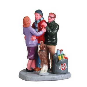 Lemax HOME FOR The HOLIDAYS # 72503 Figurka akcesoriów do wioski bożonarodzeniowej 2017 Nowe opakowanie detaliczne