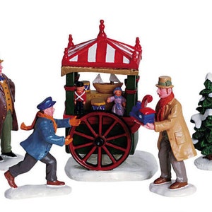Lemax TOY PEDDLER Set of 5 # 62316 Christmas Village Accessories  Figurine RETIRED Discontinued 2006 New Retail Packaging