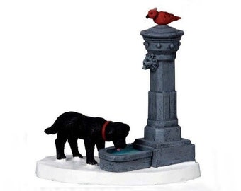 Scène Strolling With Pooch - Lemax