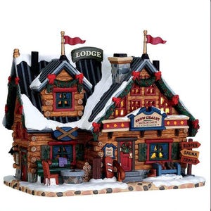 Lemax APRES-SKI LODGE #75201 Christmas Vail Village Lighted 2017 Neu in Box