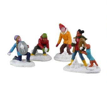 Figurine Lemax Vail Village - Patrouille De Ski - Décoration De Village De Noël - 9