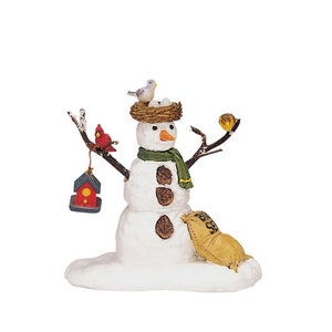 Lemax FINE FEATHERED FRIENDS # 32731 Christmas Village Figurines 2003 New Retail Packaging