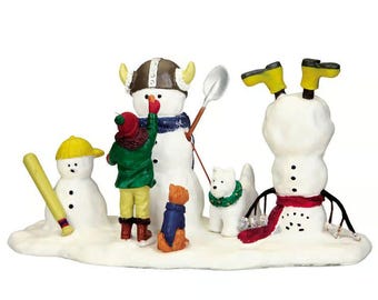 Lemax Novos Amigos para Brincar # 53231 Figura de Natal da Vila 2015 Descontinuada