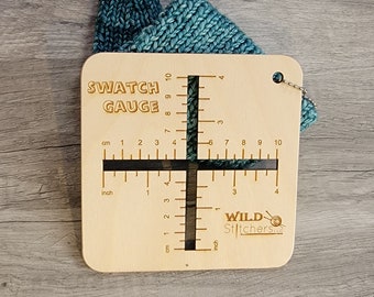 Wooden Swatch Gauge