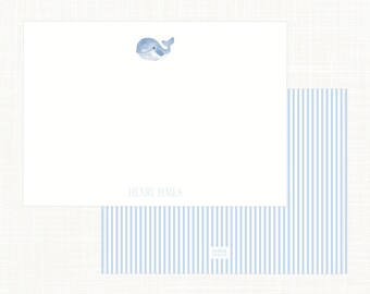 Whale Flat Stationery Set