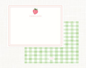 Strawberry Flat Stationery Set