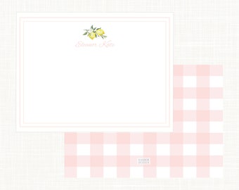 Lemon Flat Stationery Set