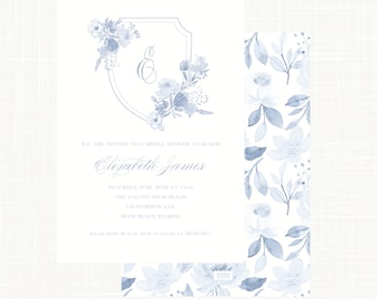 Garden Floral Bridal Shower Invitation