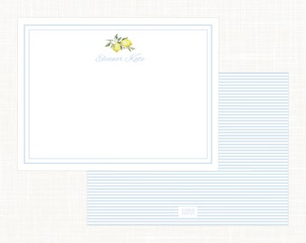 Lemon Flat Stationery Set