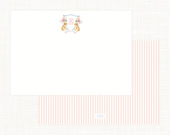 Personalized Flat Puppy Stationery