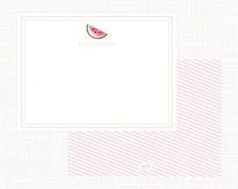 Watermelon Flat Stationery Set