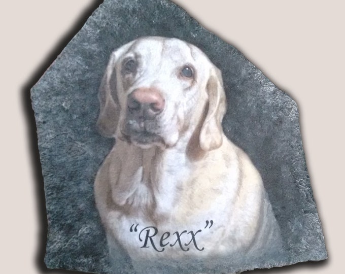 Hand Painted/ Memorial Stone/ Photo Art/Portrait/Pet Portrait/ Personal Name/ Personal saying or quote/Remembrance stone