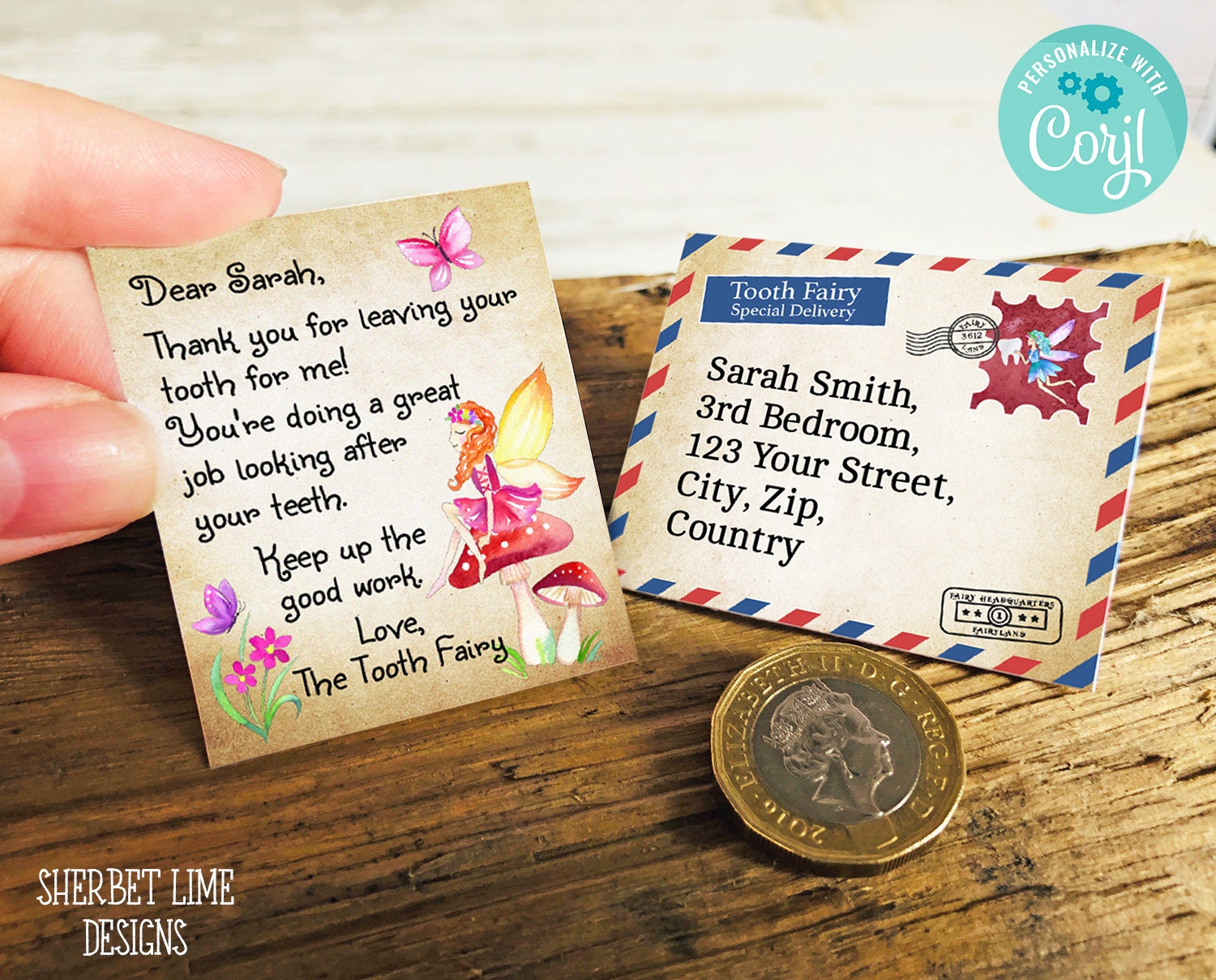 Stationery Stationery Sets Printable Tooth Fairy Letter Editable With 
