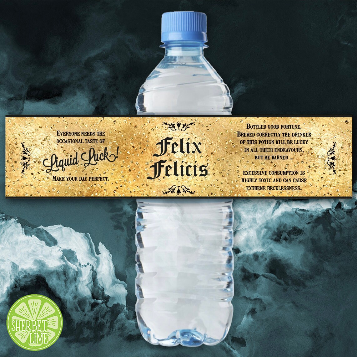 Magical Felix Felicis potion printable water | Etsy