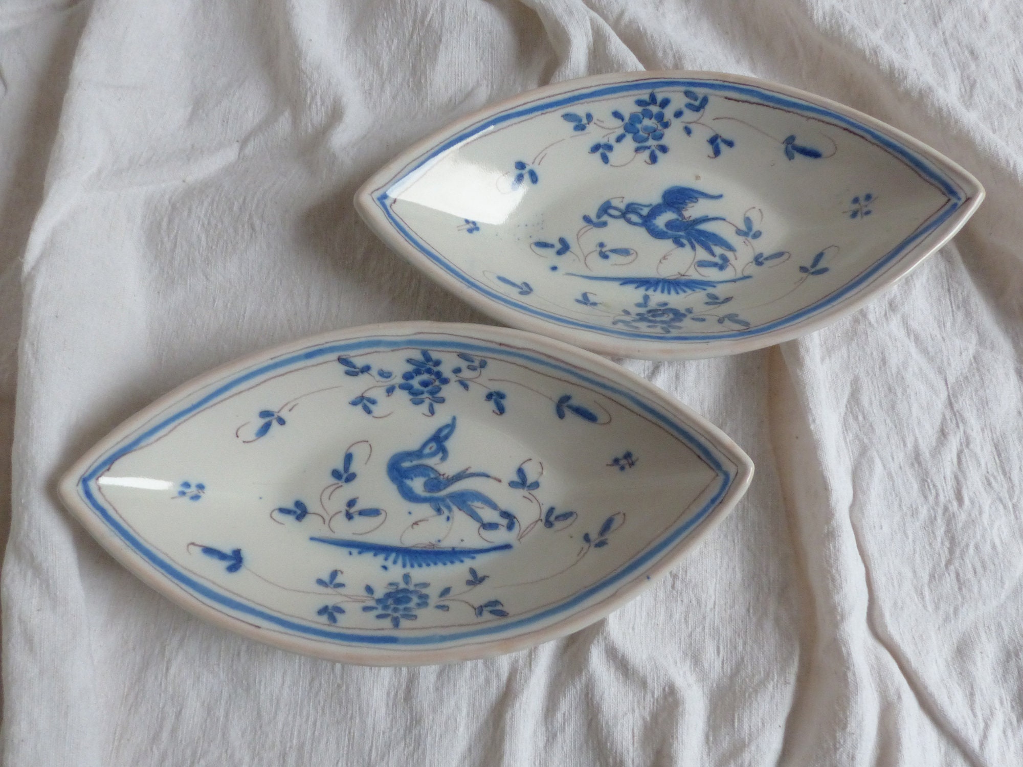 set De 2 plateaux Ovales