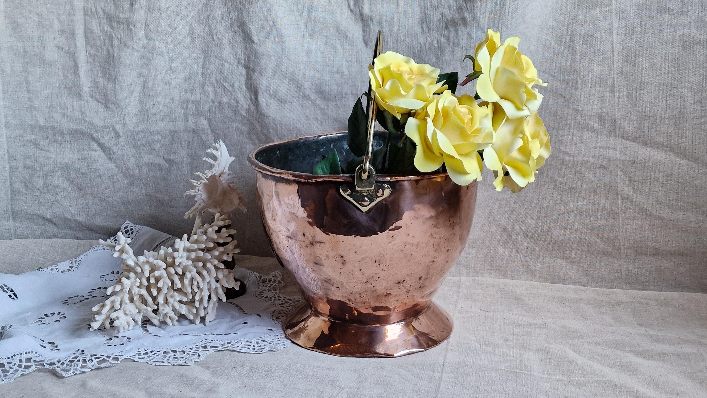 Antique French Flower Bucket - Etsy